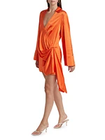 Elaina Wrap Mini Shirtdress