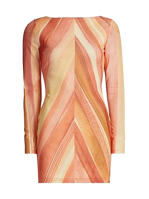 Mattie Striped Minidress