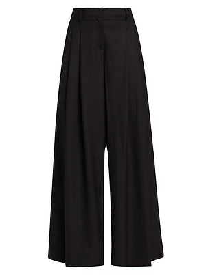 New Didi Twill Wide-Leg Pants