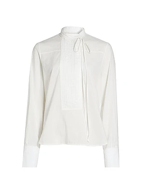 Gabriel Cotton Voile Tieneck Shirt