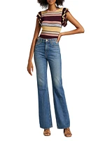 Cecile Striped Knit Top