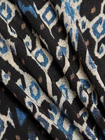 Aurelia Abstract Print Turtleneck Top