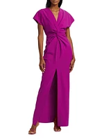 Jackie Twist-Front Gown