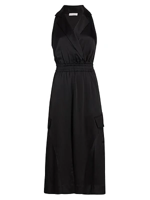 Nikia Sleeveless Midi-Dress