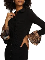 Arden Ruched Minidress