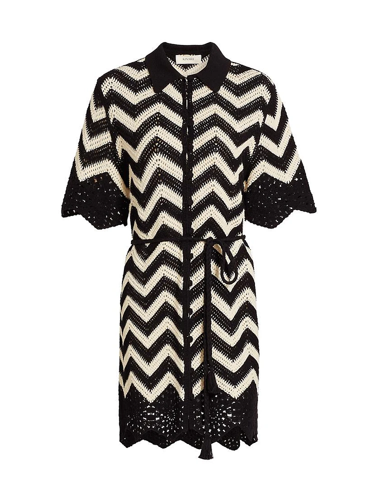 Jacinta Chevron Minidress