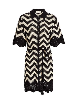 Jacinta Chevron Minidress