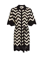 Jacinta Chevron Minidress