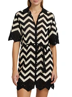 Jacinta Chevron Minidress