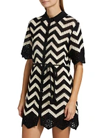 Jacinta Chevron Minidress