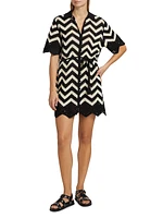 Jacinta Chevron Minidress