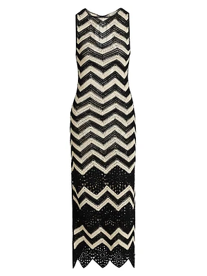 Jacinta Chevron Maxi Dress
