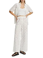 Rio Cotton Broderie Pants