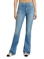 Beverly High-Rise Skinny Flare Jeans