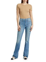 Beverly High-Rise Skinny Flare Jeans