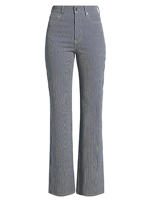 Crosbie High-Rise Striped Jeans