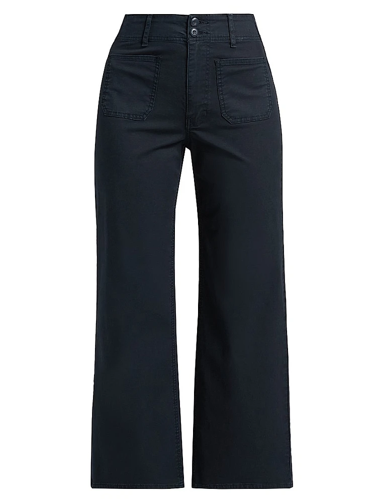 Grant Cropped High-Rise Wide Leg Pants