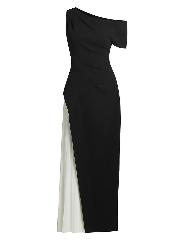Sudden Two-Tone Maxi Dress