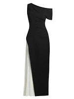 Sudden Two-Tone Maxi Dress