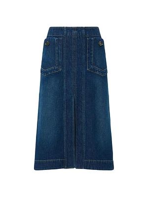 Fernanda Stretch Denim Skirt