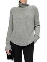 Barrie Long Sleeve Turtleneck Ribbed Sweater