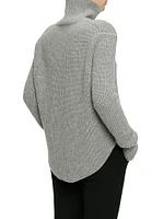 Barrie Long Sleeve Turtleneck Ribbed Sweater