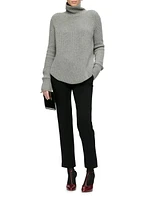 Barrie Long Sleeve Turtleneck Ribbed Sweater