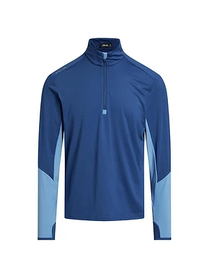 Jersey Quarter-Zip Sweater