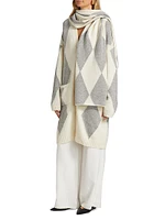 Wool & Cashmere Diamond Cardigan