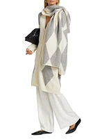 Wool & Cashmere Diamond Cardigan