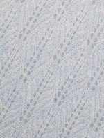 Cashmere Pointelle-Knit Polo Sweater