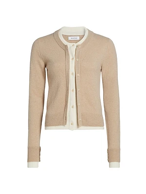 Wool & Cashmere Layered Cardigan
