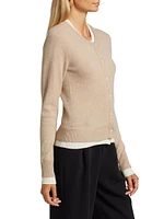 Wool & Cashmere Layered Cardigan