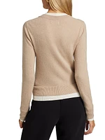 Wool & Cashmere Layered Cardigan