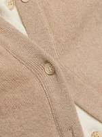 Wool & Cashmere Layered Cardigan