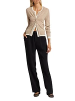 Wool & Cashmere Layered Cardigan