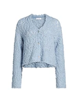 Bouclé Alpaca-Blend Cardigan