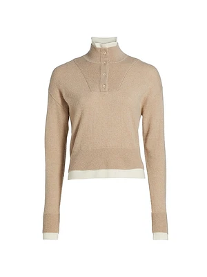 Wool & Cashmere Layered Sweater