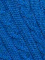 Cable-Knit Wool & Cashmere Sweater