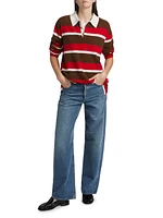 Striped Cashmere Rugby Sweater