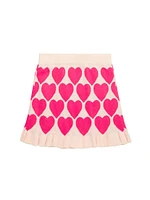 Little Girl's & Heart Sweet Knit Set
