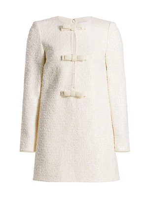 Blouclé Tie Minidress