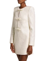 Blouclé Tie Minidress