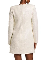 Blouclé Tie Minidress