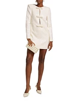 Blouclé Tie Minidress