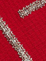 Embellished Textured Knit Jacket