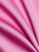 Faux-Pearl-Embellished Satin Minidress