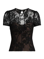 Lace Bustier Top