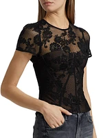 Lace Bustier Top