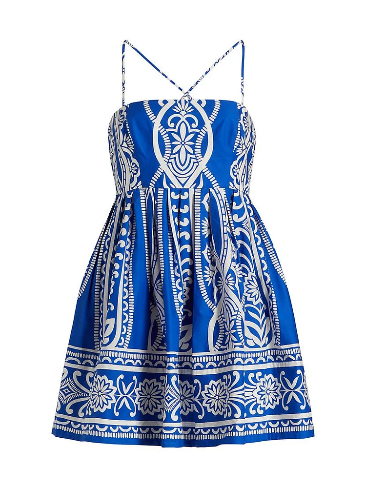 Leo Floral Babydoll Minidress